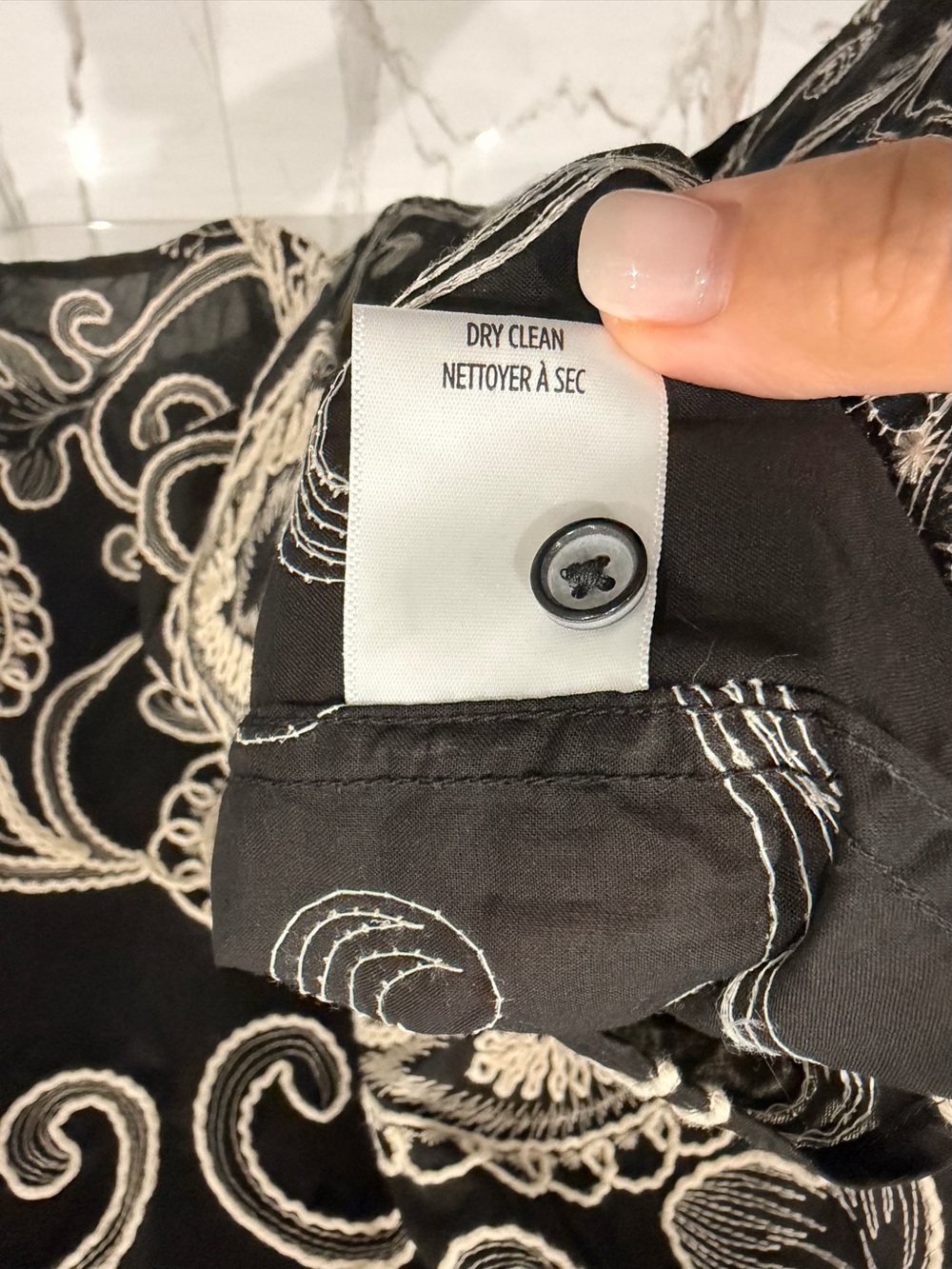 Robert Graham Imbriglio Shirt Mens 2XL Black Embroidered Paisley NWT $298 Classi - Picture 8 of 9